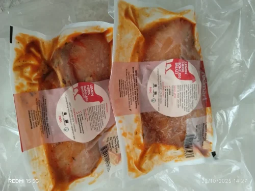 RedMart Lemon Herbs Marinated Chicken Boneless Breast (No MSG – Halal – Airfryer Ready) – Frozen, 2 Packs Total 1kg photo review